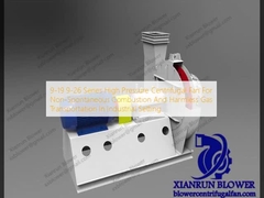 Ventilateur centrifuge à haute pression de la série 9-19 9-26 pour la combustion non spontanée et le transport de gaz inoffensif dans le milieu industriel