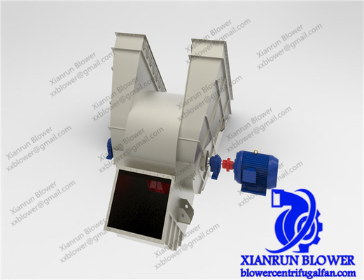modèle centrifuge For Cement Production du ventilateur de fan d'entrée double de 90-3500mm F