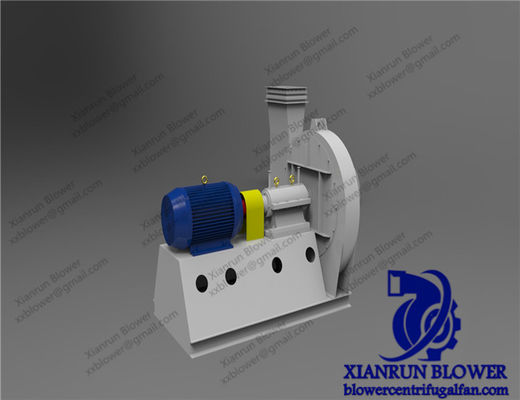 Ventilateur industriel centrifuge radial construit avec des matériaux durables pour les centrales électriques à ciment et les systèmes de dépoussiérage