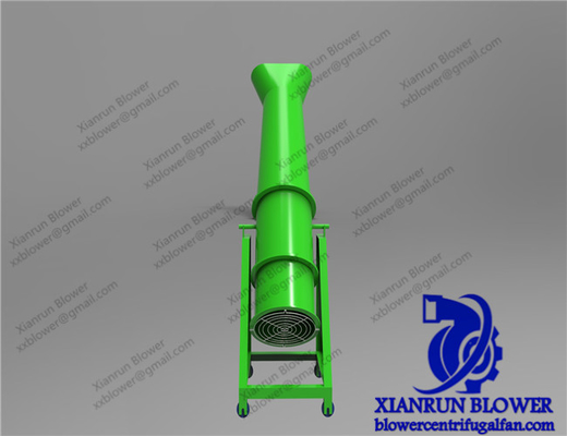 Ventilateur d'extraction facile debout libre de serre chaude de mouvement de fans axiales industrielles de cylindre