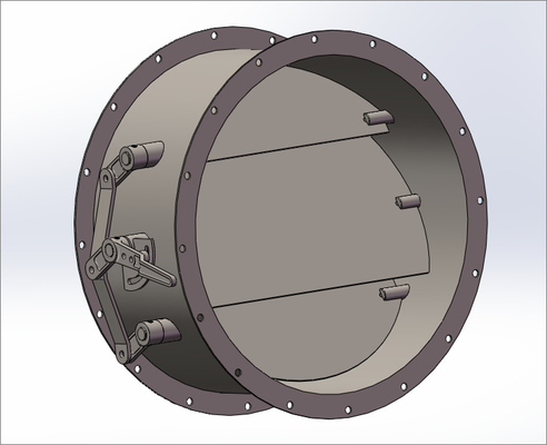Rotor centrifuge de silencieux de roues à aubes d'aile de pièces de la fan Q345 soutenant la boîte d'incidence de rotor de cône