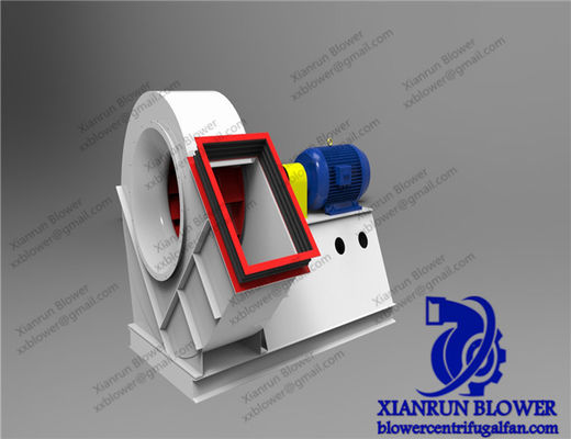 Ventilateur de ventilation centrifuge industriel avec plage de pression 3000-25425 Pa et certification ISO 9001