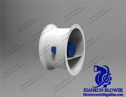 Fan axial mû par courroie tubulaire, fan industriel de tambour de chaudière d'acier inoxydable