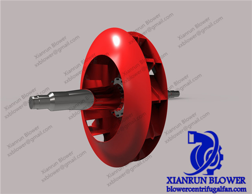 Roue soufflante centrifuge d'accessoires centrifuges de fan d'acier inoxydable garantie de 1 an