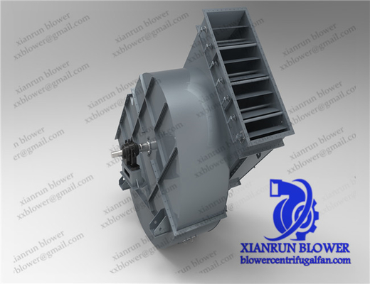 800 - ventilateur de fan centrifuge de l'admission 90000m3/H simple soutenant Ring Fixed Nut intérieur